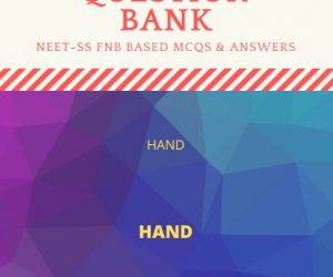 FNB NEET SS hand mcq Questionbank