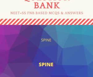 FNB NEET SS Spine mcq Questionbank