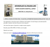 Arthroplasty and Trauma Fellowship Jaipur
