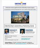 Ortho One Fellowship in Spine Surgery